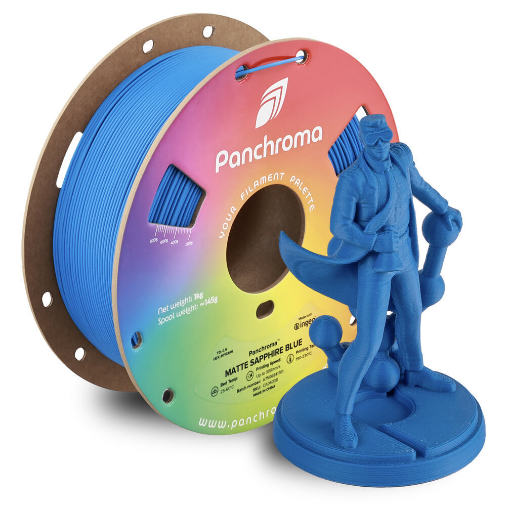 Panchroma PLA Matte Sapphire Blue, 1,75 mm, 1 kg