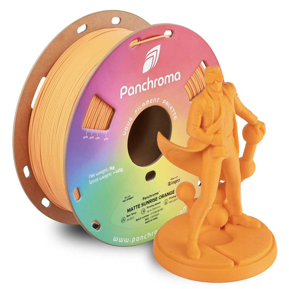 Panchroma PLA Matte Sunrise Orange, 1,75 mm, 1 kg