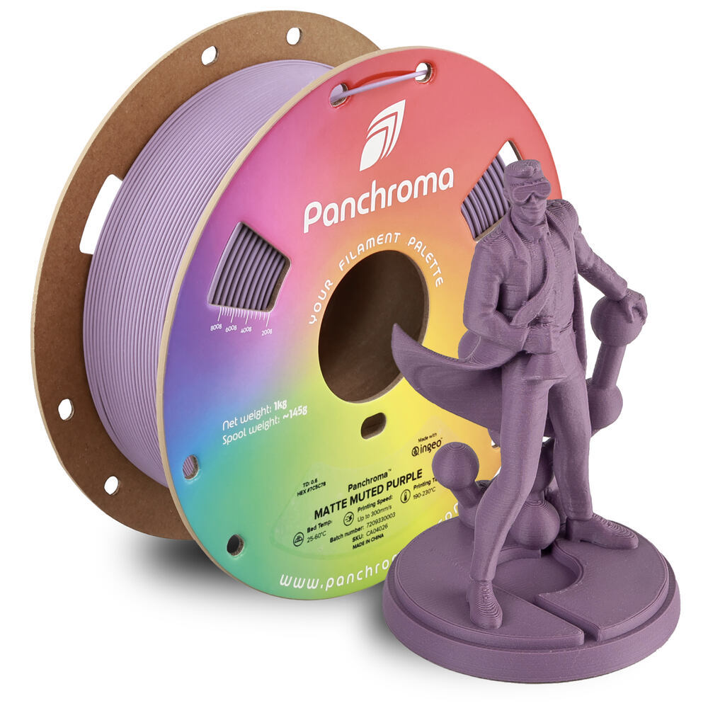 Panchroma PLA Matte Muted Purple, 1,75 mm, 1 kg