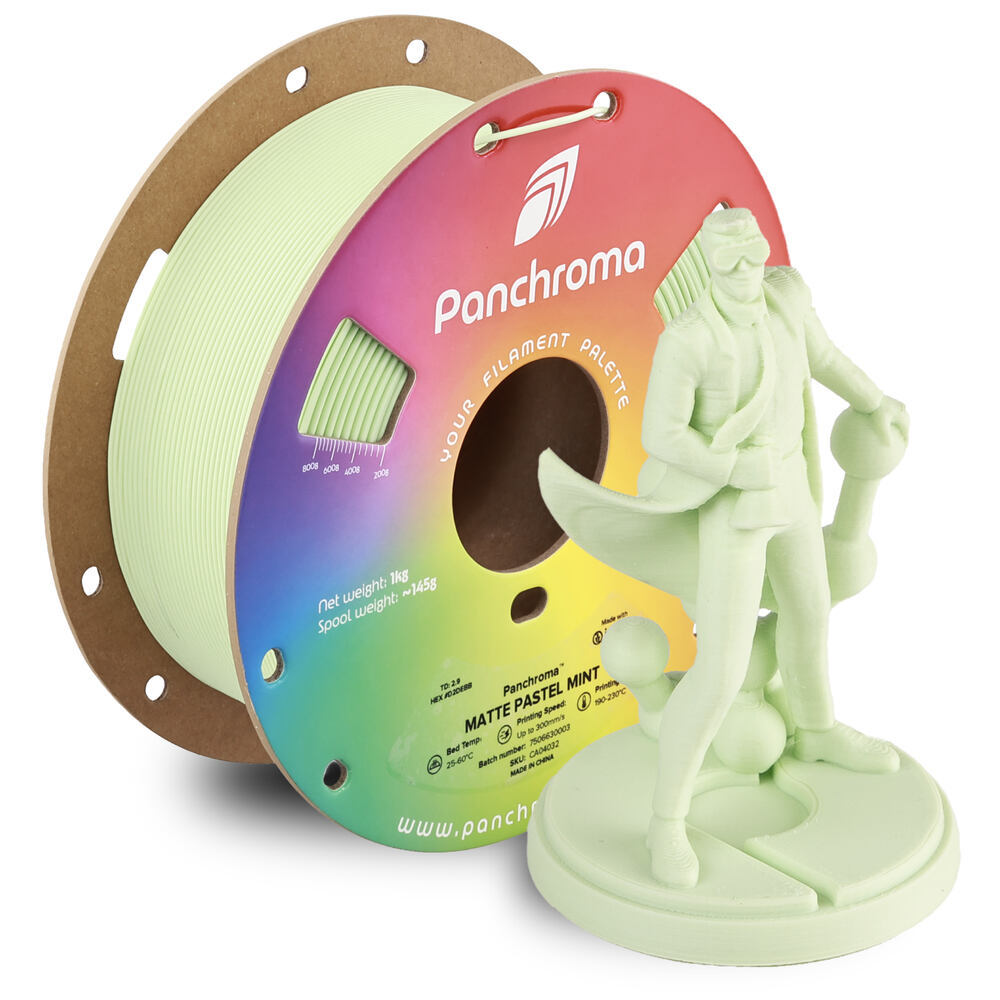 Panchroma PLA Matte Pastel Mint, 1,75 mm, 1 kg