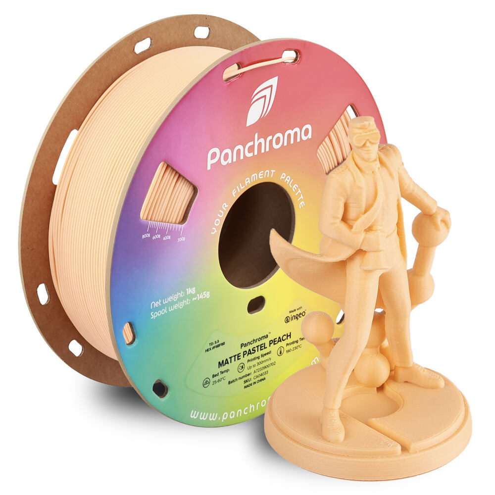 Panchroma PLA Matte Pastel Peach, 1,75 mm, 1 kg
