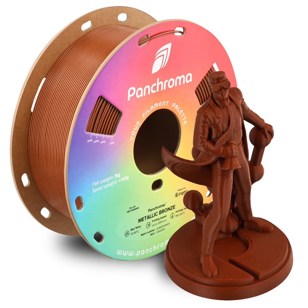 Panchroma PLA Metallic Bronze, 1,75 mm, 1 kg