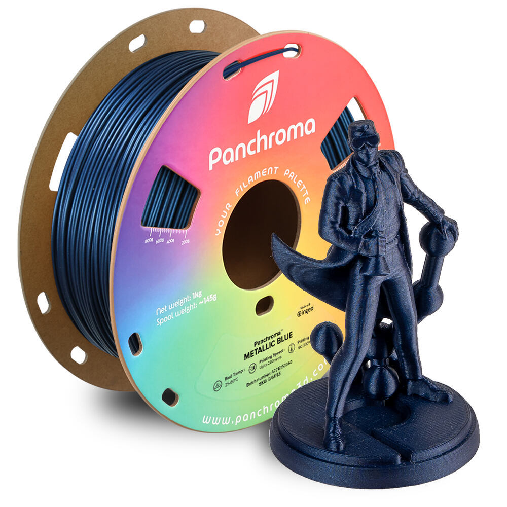 Panchroma PLA Metallic Blue, 1,75 mm, 1 kg