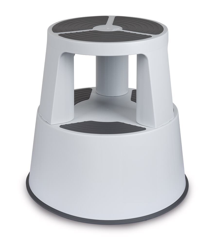 SuperStep® roller stools, PP/TPE, light-grey