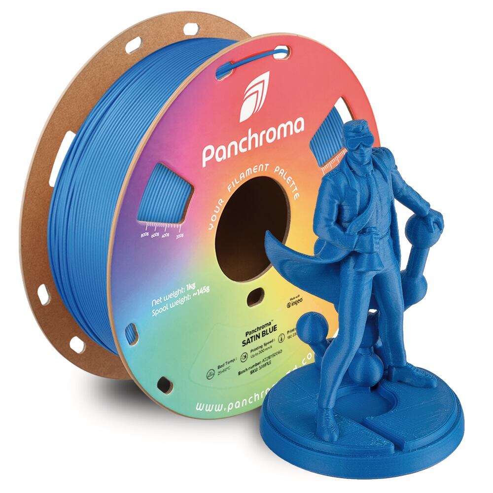 Panchroma PLA Satin Blue, 1,75 mm, 1 kg