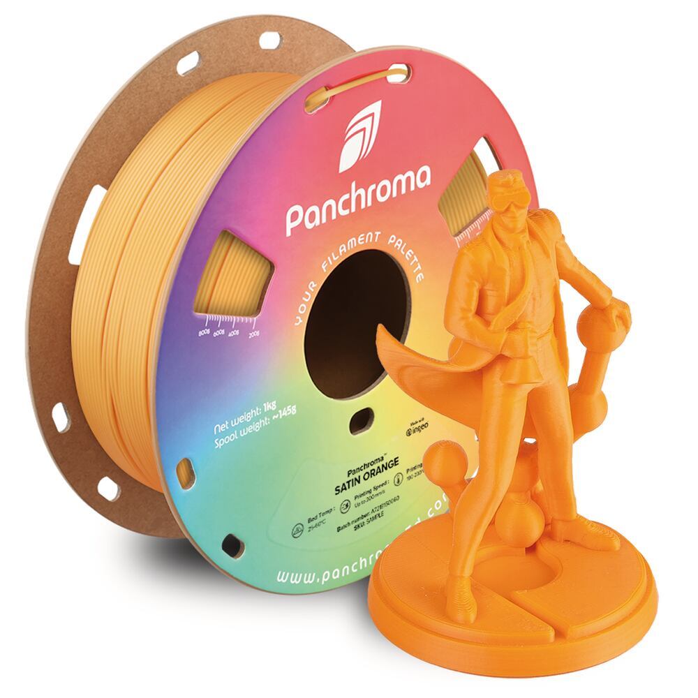 Panchroma PLA Satin Orange, 1,75 mm, 1 kg