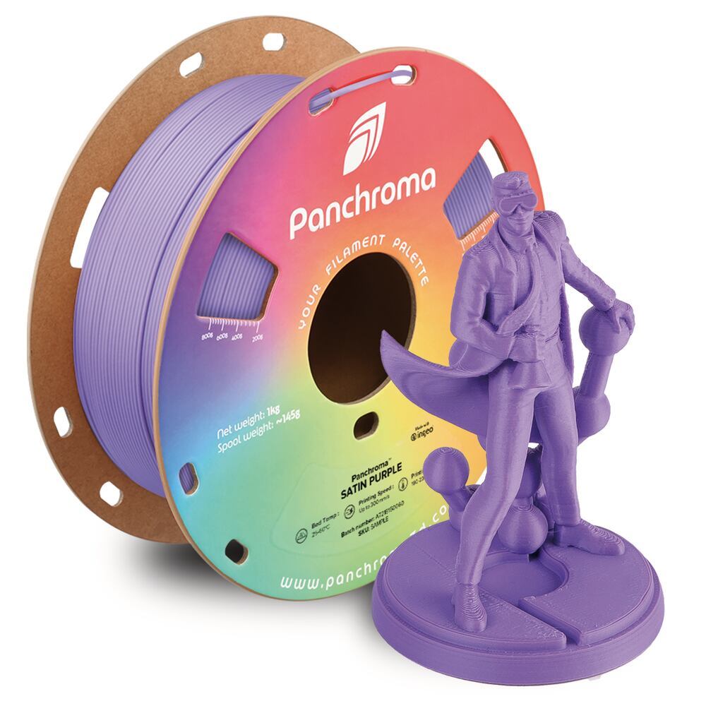Panchroma PLA Satin Purple, 1,75 mm, 1 kg