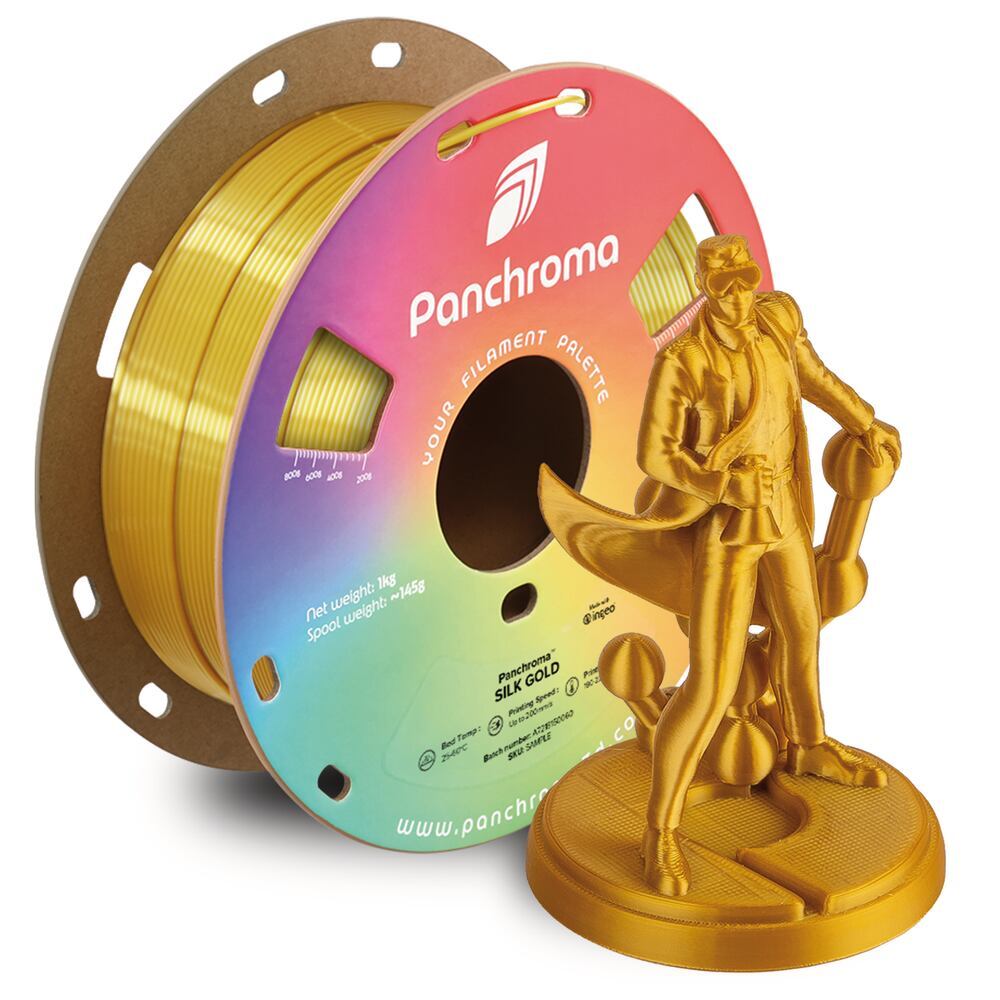 Panchroma PLA Silk Gold, 1,75 mm, 1 kg