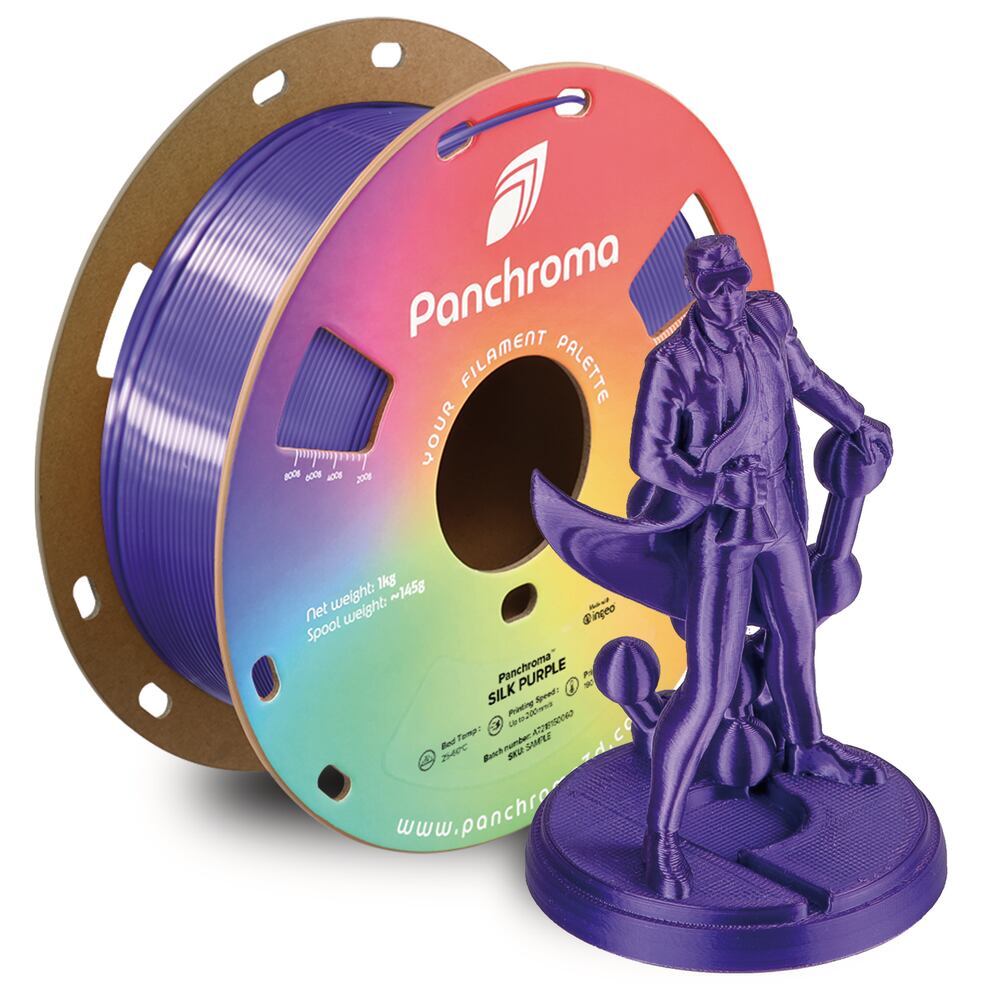 Panchroma PLA Silk Purple, 1,75 mm, 1 kg