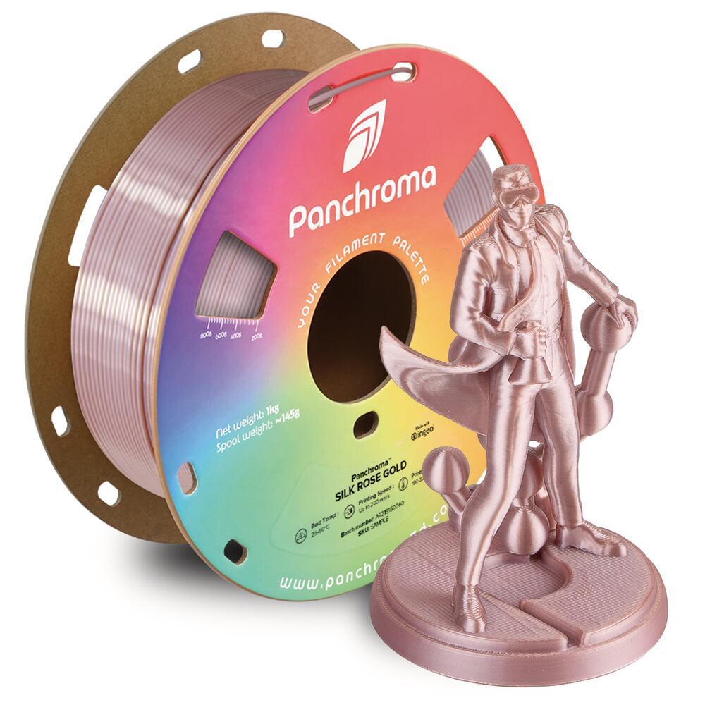 Panchroma PLA Silk Rose Gold, 1,75 mm, 1 kg