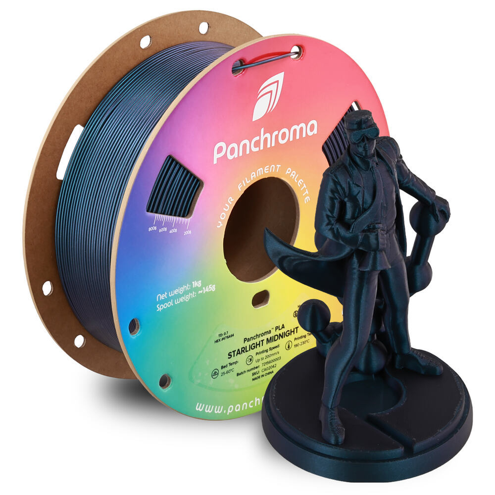 Panchroma PLA Starlight Midnight, 1,75 mm, 1 kg