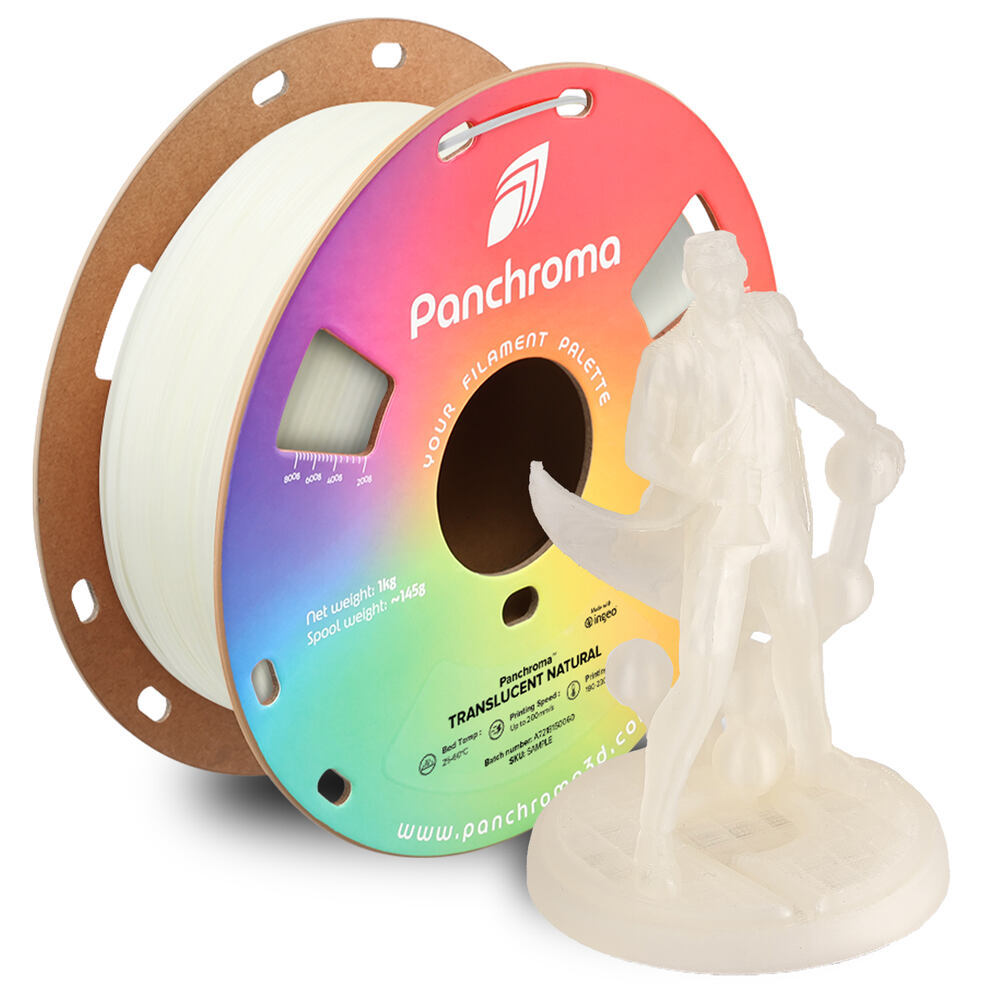 Panchroma PLA Translucent Natural, 1,75 mm, 1 kg