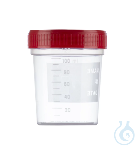 Multi Purpose Beakers, PP, 120 ml, screw-cap