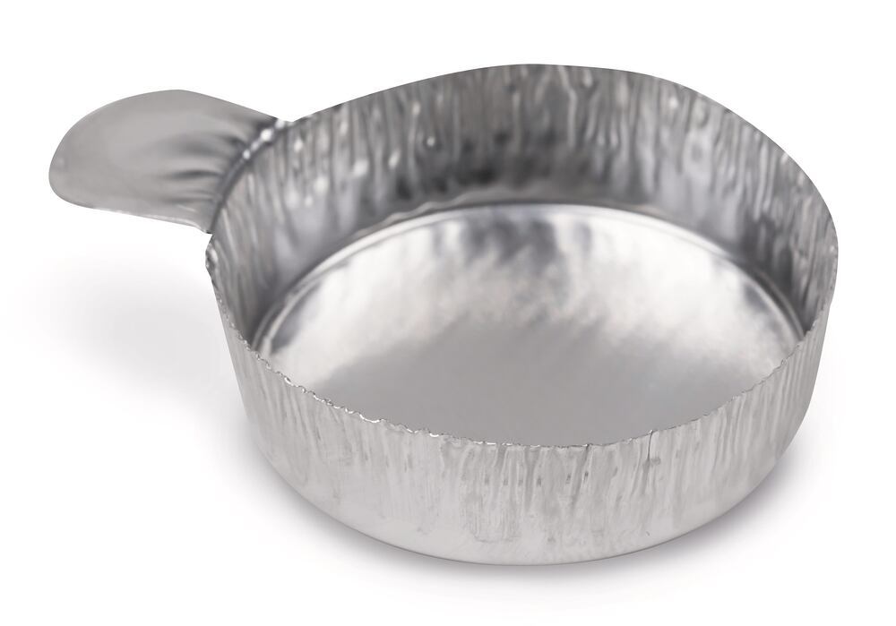 Aluminium weighing pan 5 ml with handle