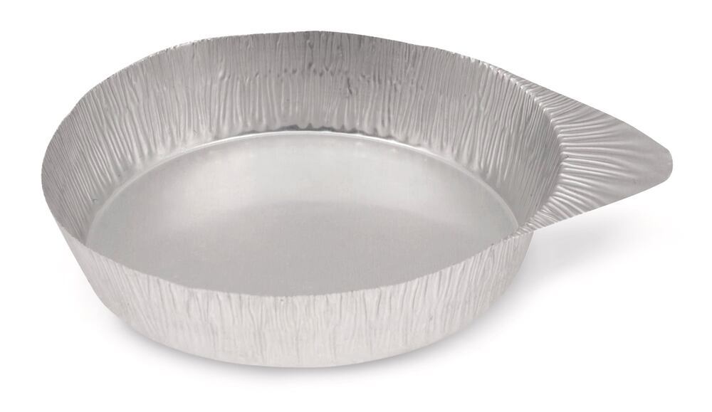 Aluminium weighing pan 39 ml, curled edge