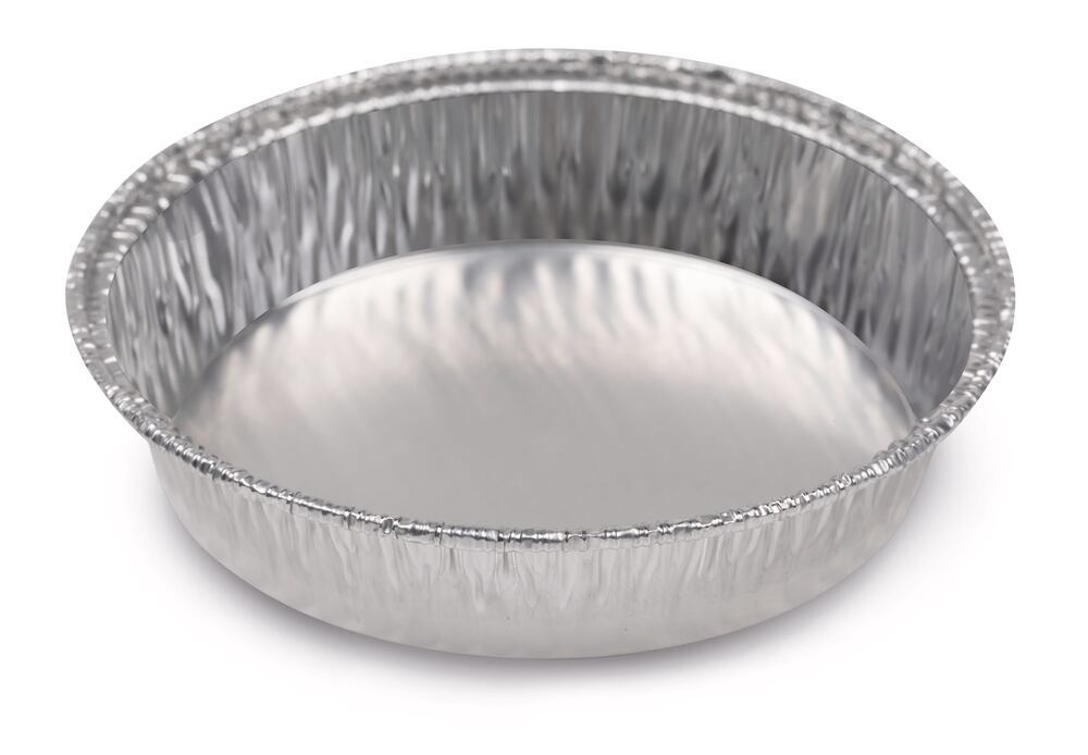 Oil-free aluminium weighing pan 25 ml, curled edge