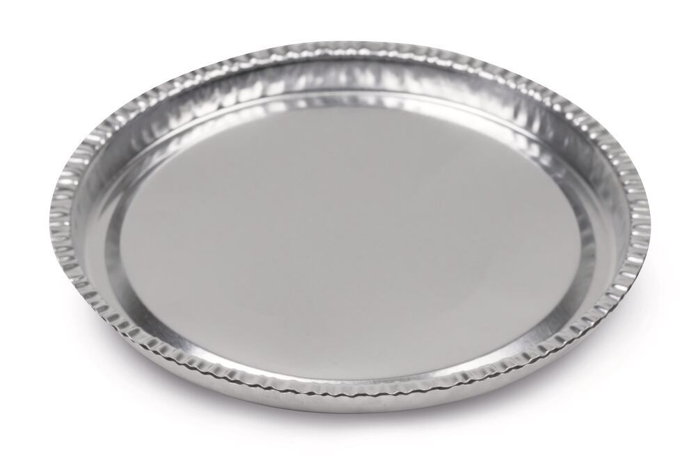 Low oil-free aluminium weighing pan 15 ml, curled edge