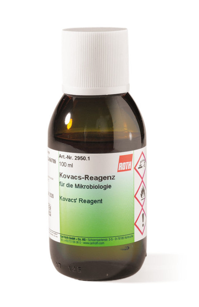 Kovacs' Reagent, for microbiology, 100 ml, glass - Luminix Health