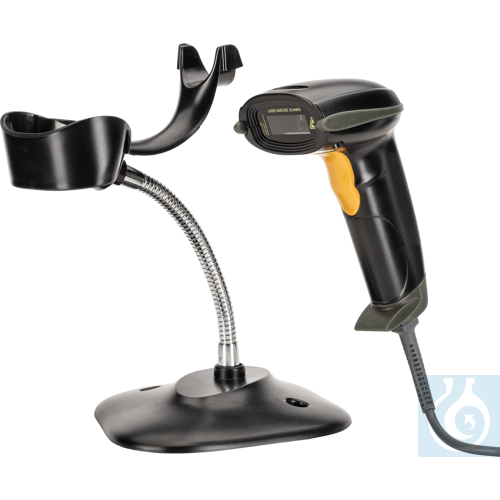 Barcode scanner, Dimensions: 17x7x10cm (WxHxD), Weight: 0.2 kg - Luminix Health