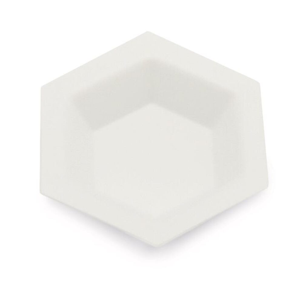 Weighing pan PS hexagonal, 6 ml