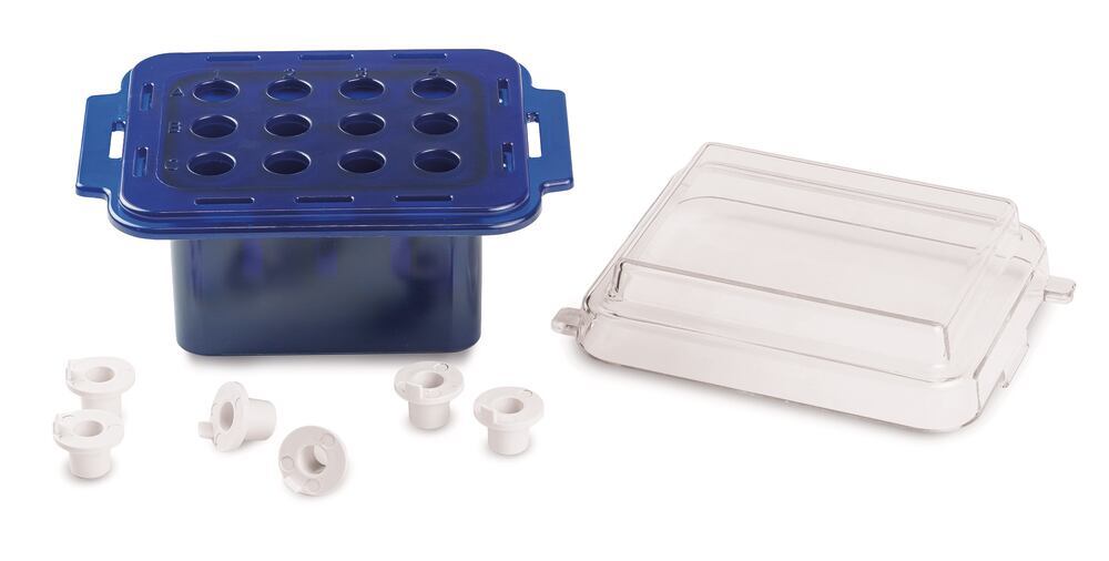 Cooling box for 12 reaction vials, 0,5-2 ml