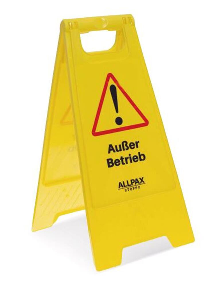 Caution floor sign - Out of order