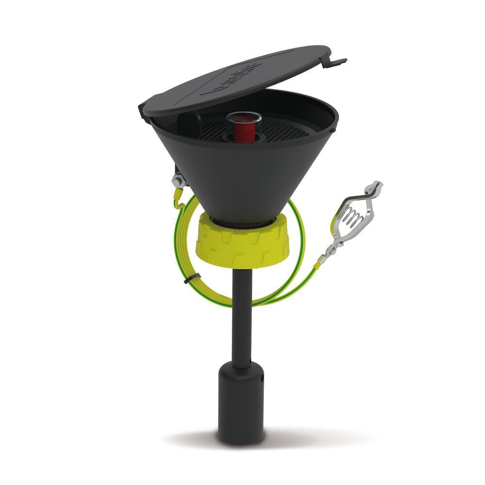 b.safe 130 PE-EX safety funnel, fill level indicator, S60, straight