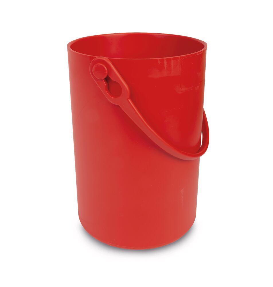 Carrier buckets for bottles up to 4,5 l, red