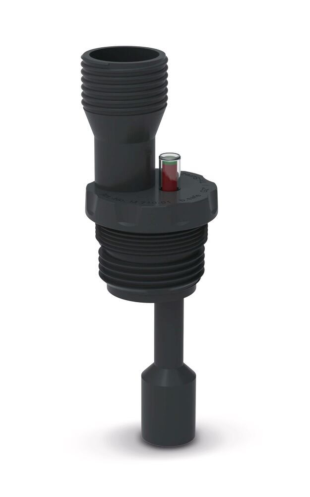 Fill level indicator with funnel connection, b.safe, PE-EX, for barrels G2-TriSure