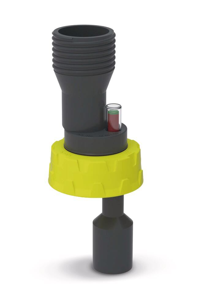 Fill level indicator with funnel connection, b.safe, PE-EX, for canisters S60