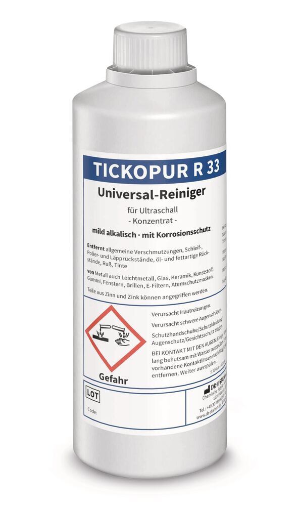 TICKOPUR R 33, ultrasonic cleaner