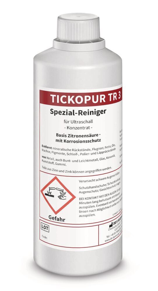 TICKOPUR TR 3, ultrasonic cleaner