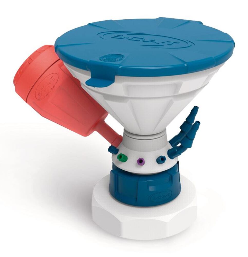 Universal Waste Hub JAN set, S90, with funnel and exhaust air filter