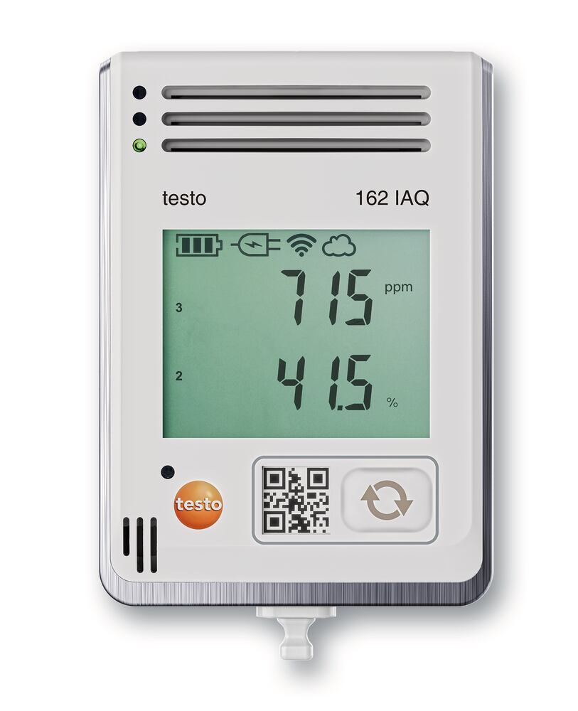 Data logger testo 162 IAQ with 4 internal sensors