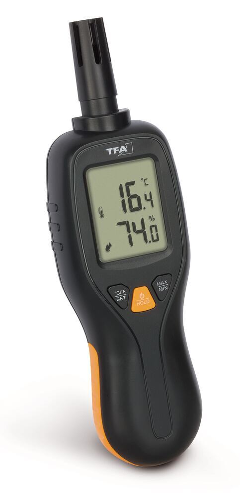 Professional thermohygrometer, 10-99% RH, -50 to +70 °C