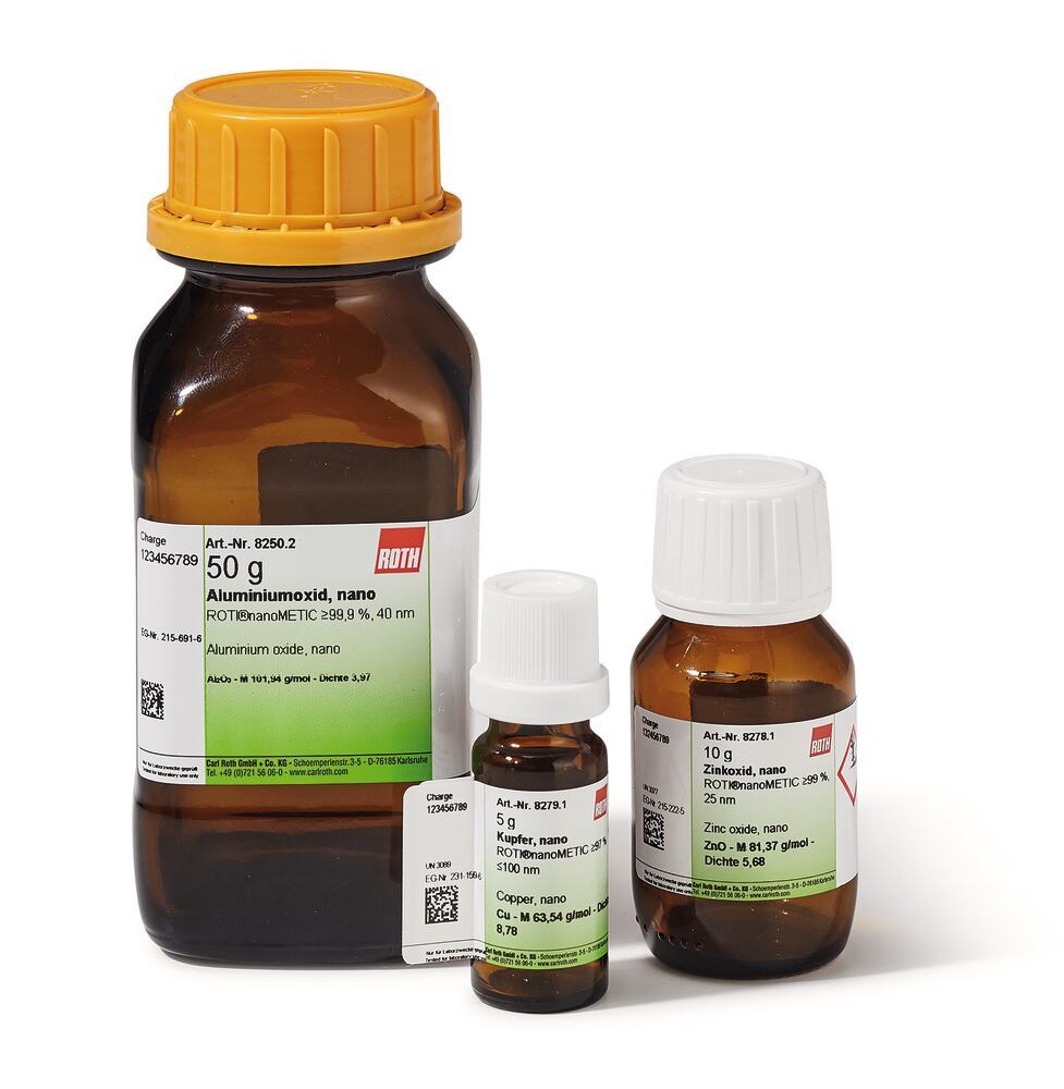 Titanium(IV) oxide, ROTI®nanoMETIC, min. 97 %, ca. 21 nm, 10 g