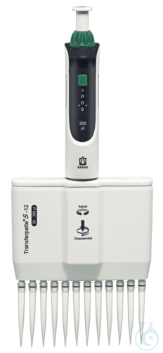 Transferpette S-12 Digital DE-M, 30 -300 µl, with accessory