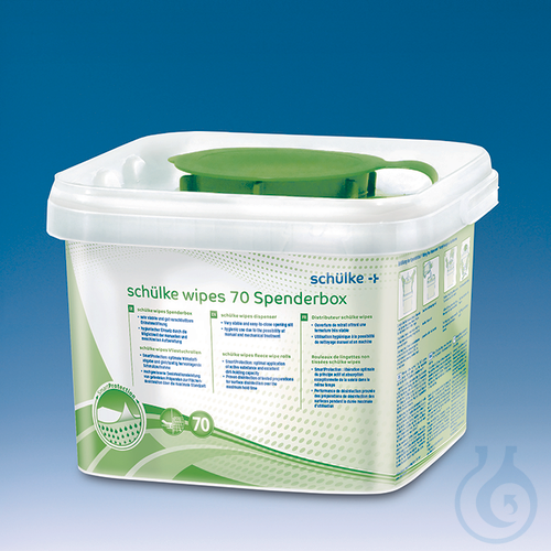 Dispenser box f. Schülke WIPES 70, empty, for 70 tissues, 230 x 280 mm - Luminix Health