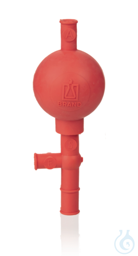 Pipetvuller, NR, met 3 ventielen, universeel model, voor pipetten tot 100 ml
