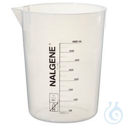 Nalgene™ Polypropylene Griffin Low-Form Plastic Beakers