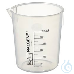 Nalgene™ Polypropylene Griffin Low-Form Plastic Beakers