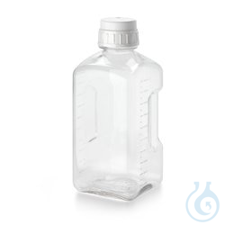 Nalgene™ Square PETG Media Bottles with Closure