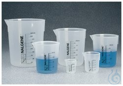 Nalgene™ Polypropylene Griffin Low-Form Plastic Beakers
