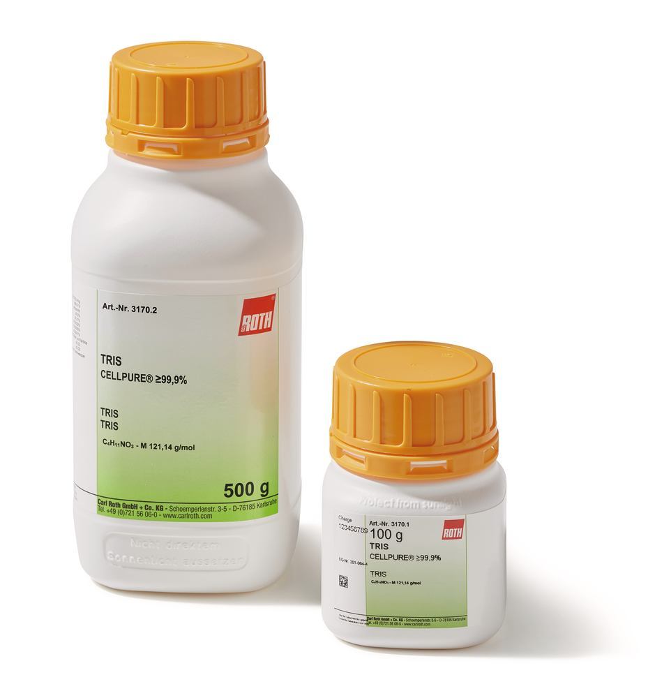 TRIS, CELLPURE®, min. 99,9 %, 100 g, plastic - Luminix Health