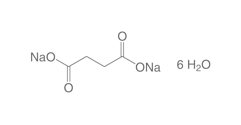 Succinic acid disodium salt hexahydrate, min. 98 %, for biochemistry, 100 g - Luminix Health