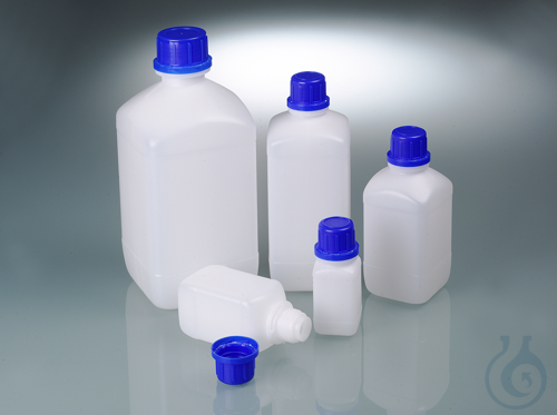 Narrow-necked reagent bottle, HDPE, 250 ml, w/ cap