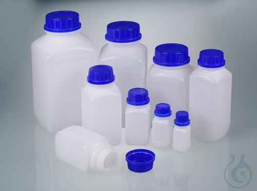 Wide-necked reagent bottle, HDPE, 2500 ml, w/ cap