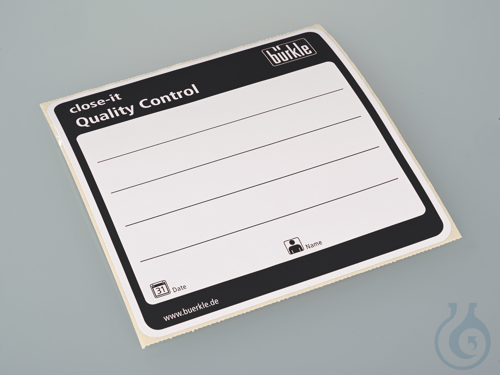 close-it maxi control seal, 150x150 mm, black