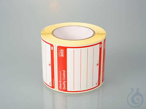 close-it food & pharma control seal, 95x95 mm, red