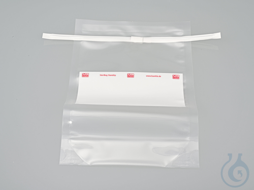 Sampling bag SteriBag StandUp, 600ml, w lab.area